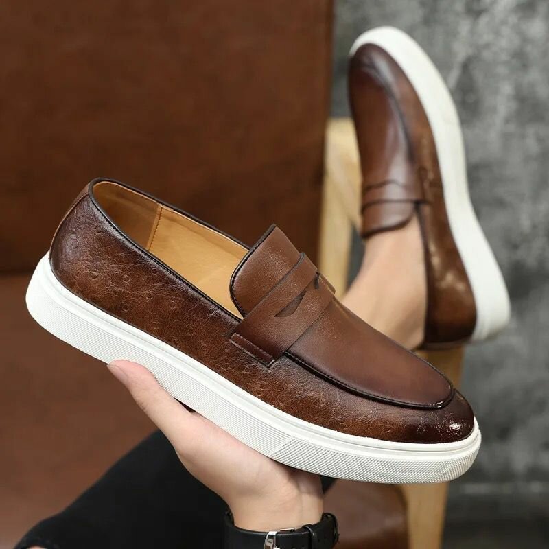 Mocassins en cuir homme stylés