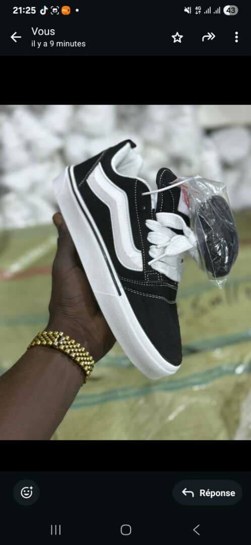 Baskets noires classiques