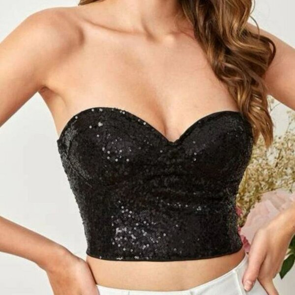 Top bustier tendance femme