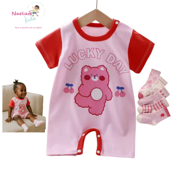 Combinaison bébé motif joyeux