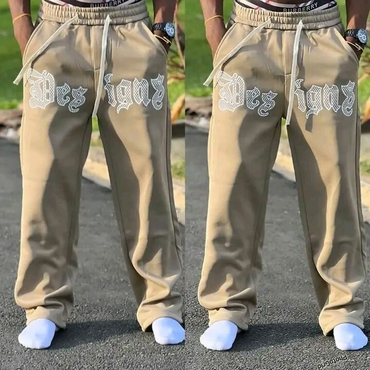 Pantalon de sport beige stylé