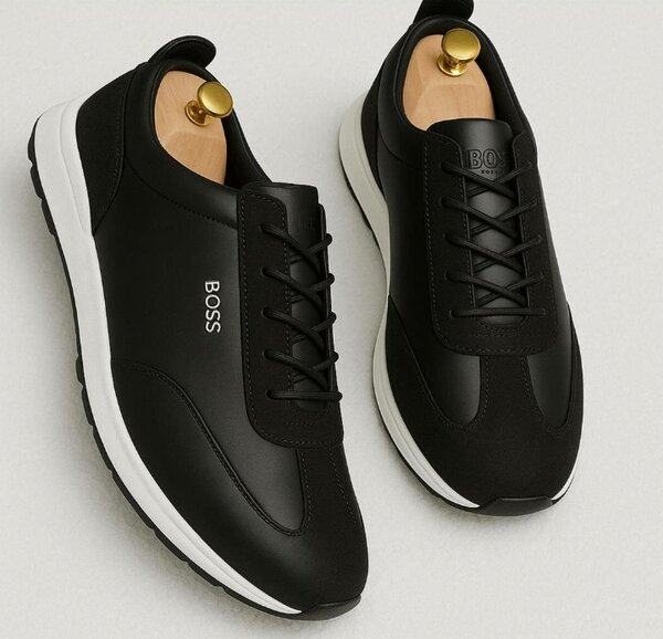 Baskets BOSS noires élégantes