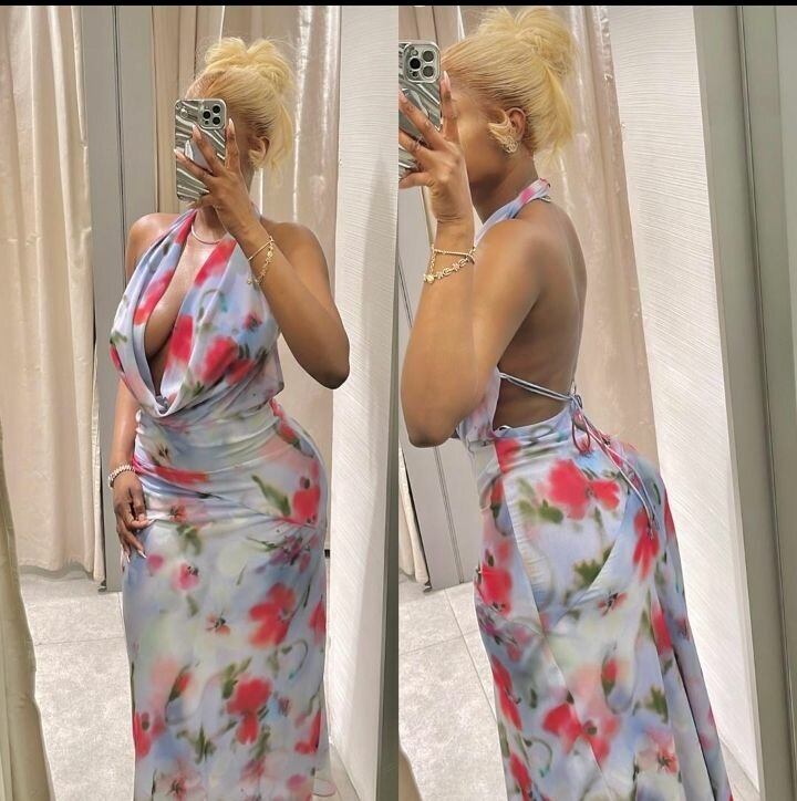 Robe longue florale élégante