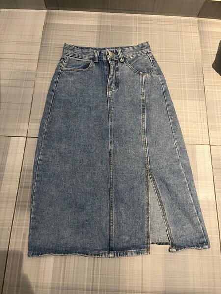 Jupe longue en jean élégant