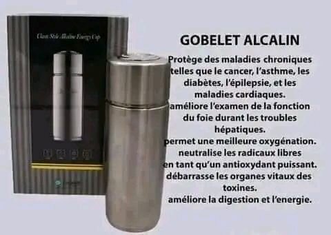 Gobelet Alcalin Acier Inoxydable