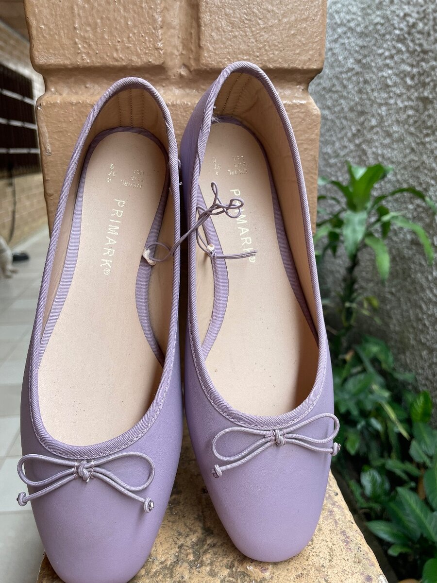 Lavender Ballet Flats