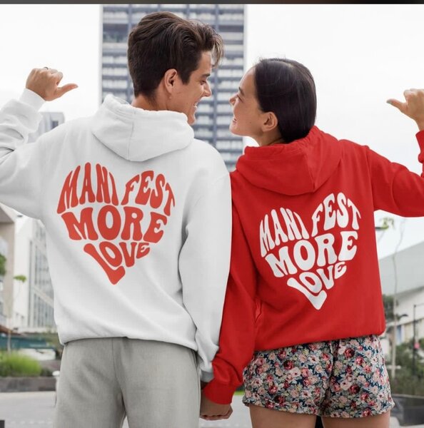 Sweatshirts Couple Amour