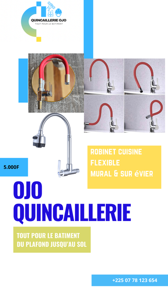 Robinet de cuisine flexible