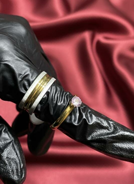 Ensemble de bagues élégantes