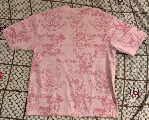 T-shirt imprimé rose mode