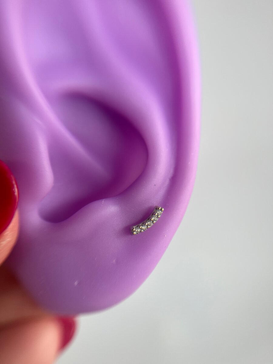 Boucle de piercing de sourire