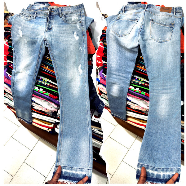 Jeans décontractés déchirés