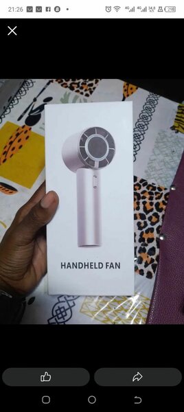 Ventilateur portatif rechargeable