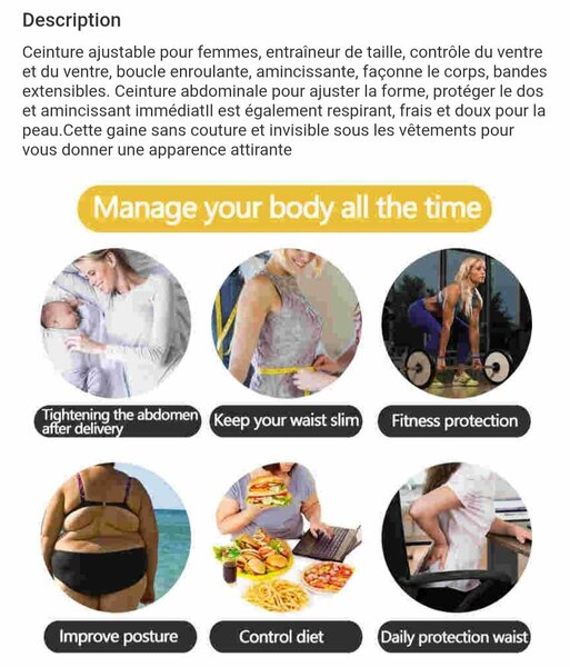 Gaine tondeuse pour Femme