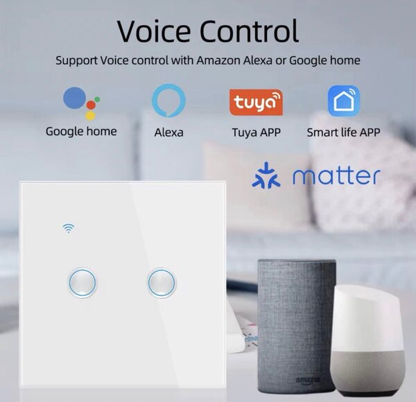 Interrupteur mural WiFi intelligent