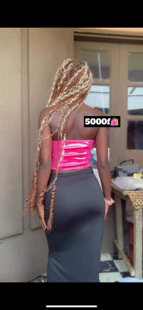 Corset rose élégant