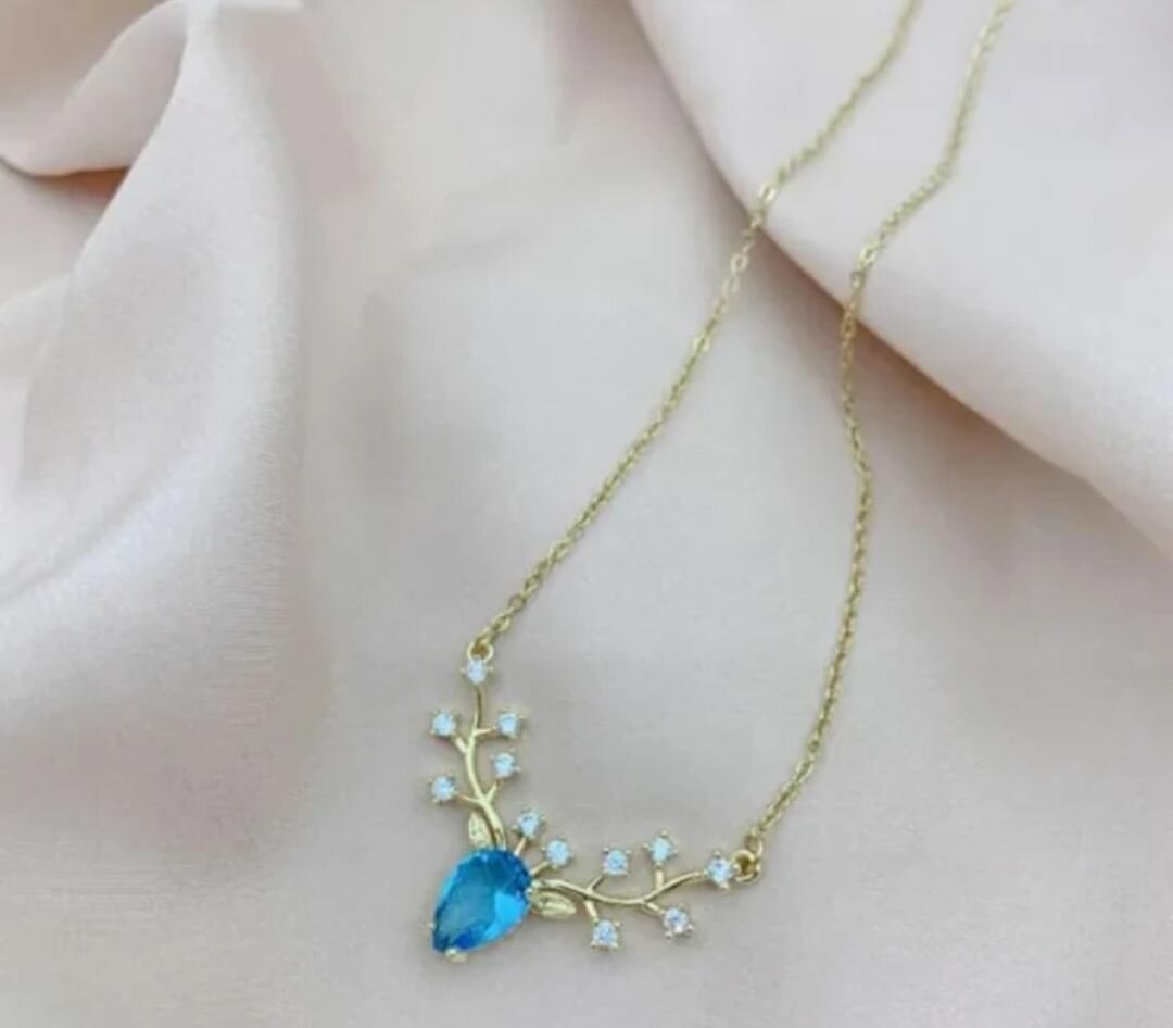 Neclace with Blue stone