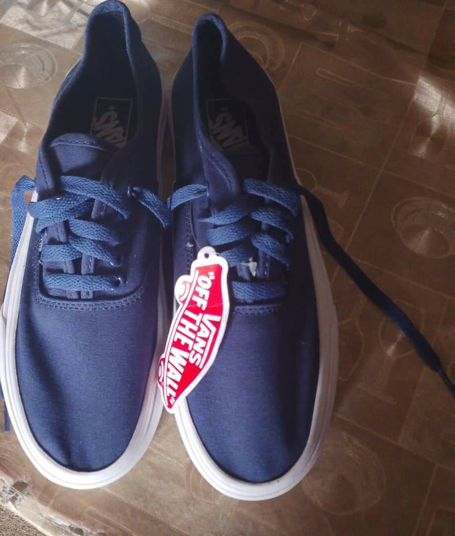 Baskets Vans bleues unisexes