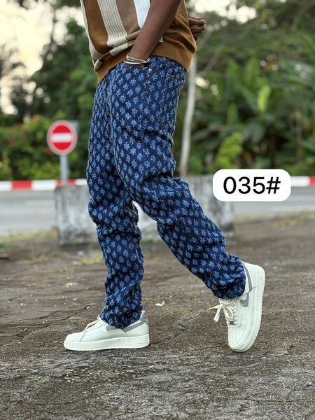 Pantalons détendus en denim