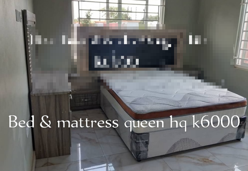 Bed & mattress queen hq 