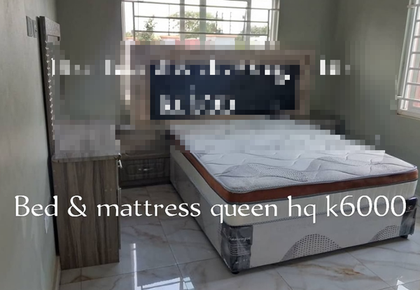 Bed & mattress queen hq 