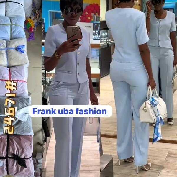 Ensemble élégant blanc