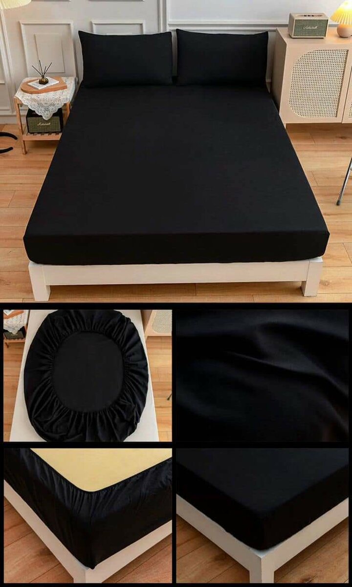 Drap de lit 3place couleur unique