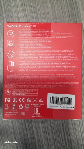 SanDisk SSD Portable 1TB