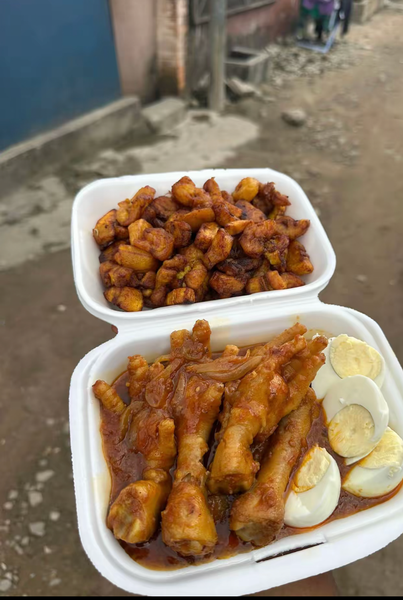 Patte de poulet  épicés