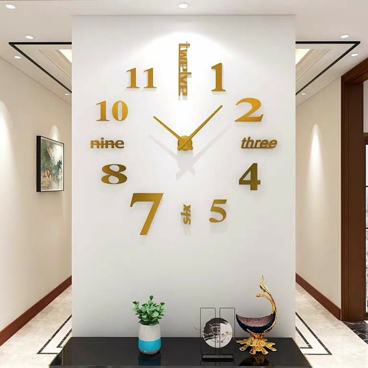 Horloge Murale Bricolage 3D - 40cm
