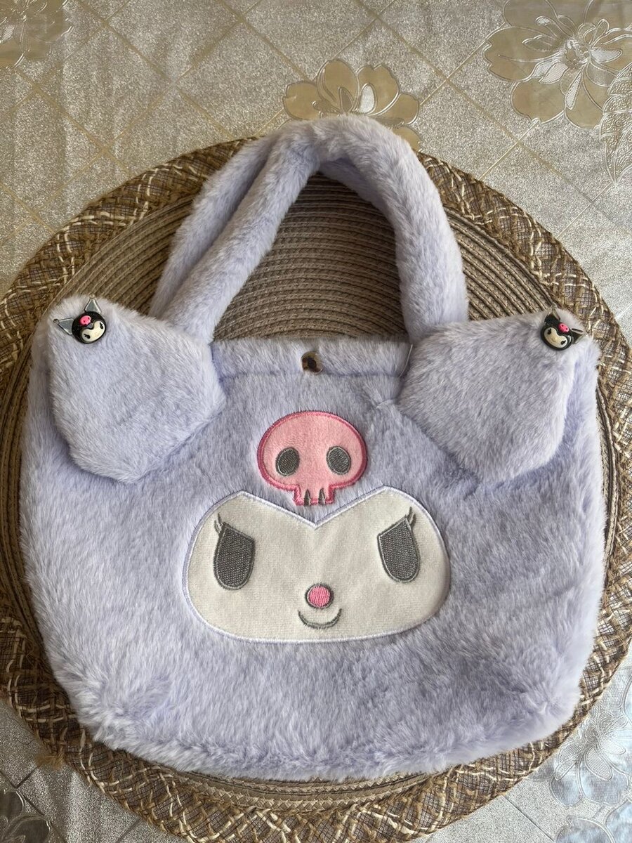 Sac à main en peluche kawaii