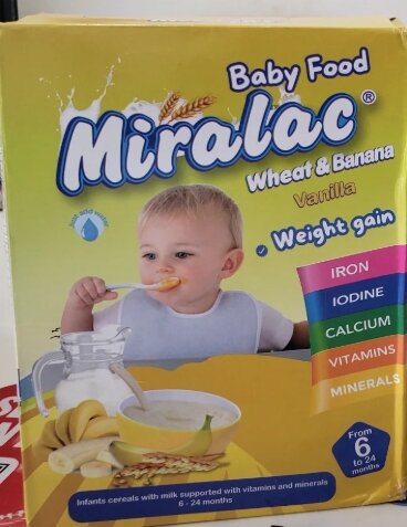 Miralac cereals Available for your baby⚡Wheat & Milk Vanilla