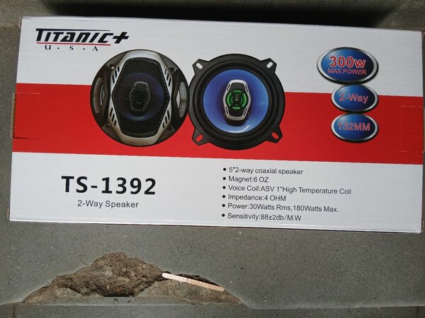 Titanic+ TS-1392 2-Way Speaker