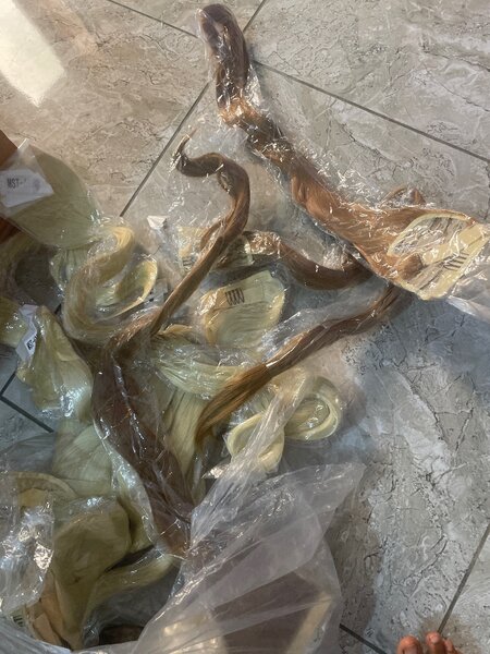 Perruque queue de cheval lisse