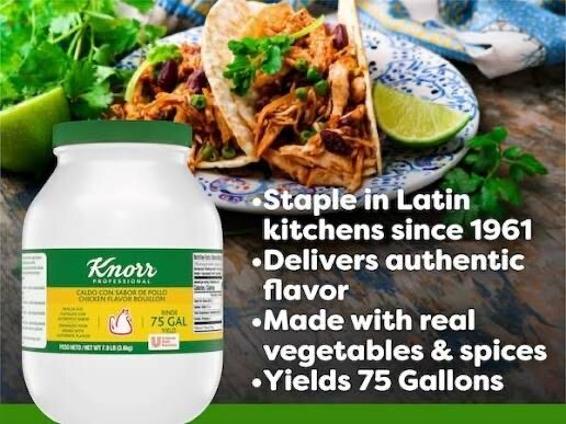 Bouillon Poulet Knorr 7.5 lbs