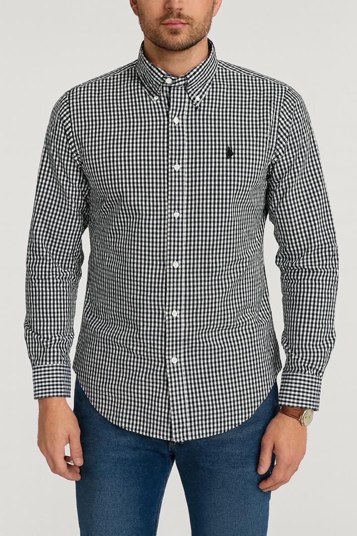 Chemise à carreaux pour hommes