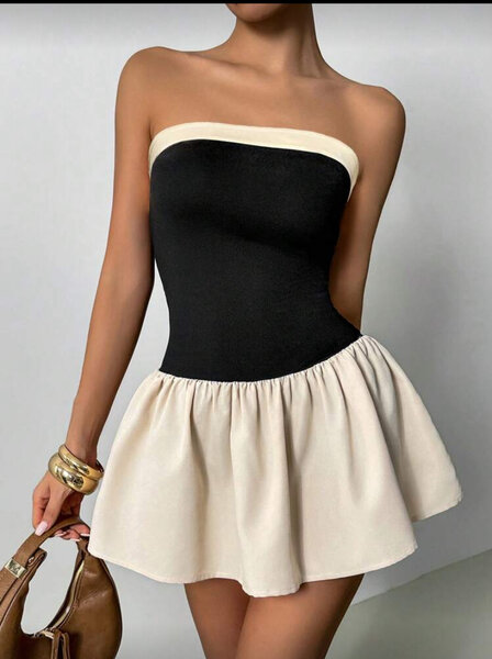 Robe courte bustier élégante