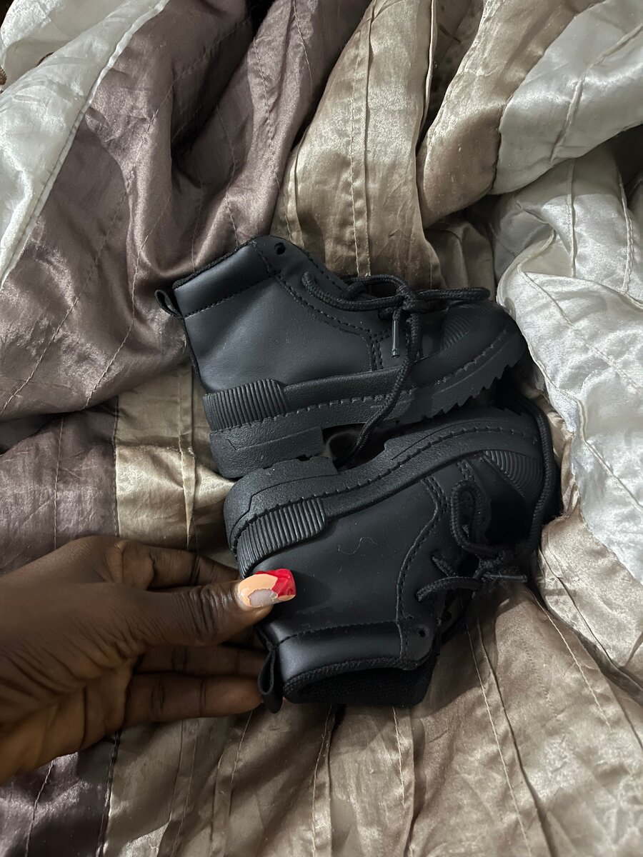 Bottes Enfant Noires Trendy