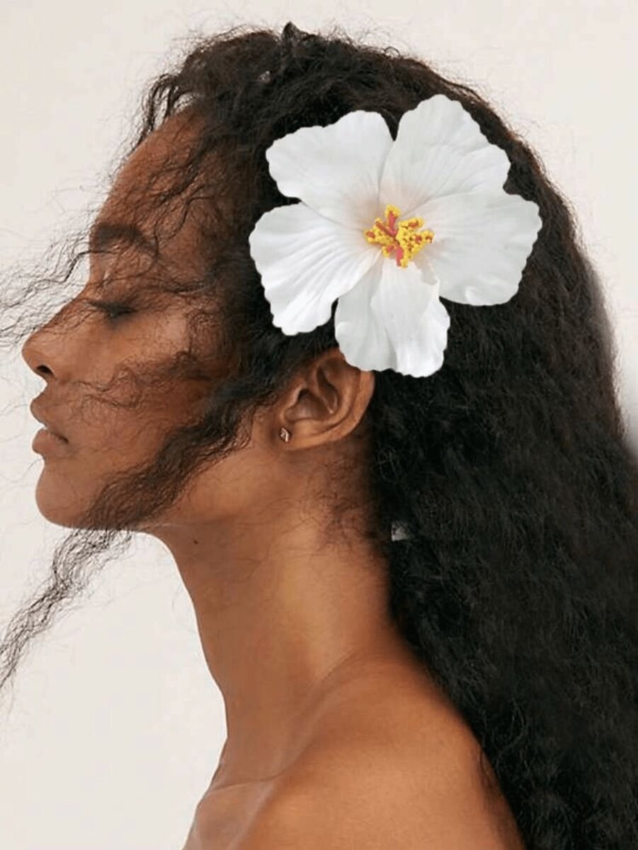 Fleurs de cheveux tropicales