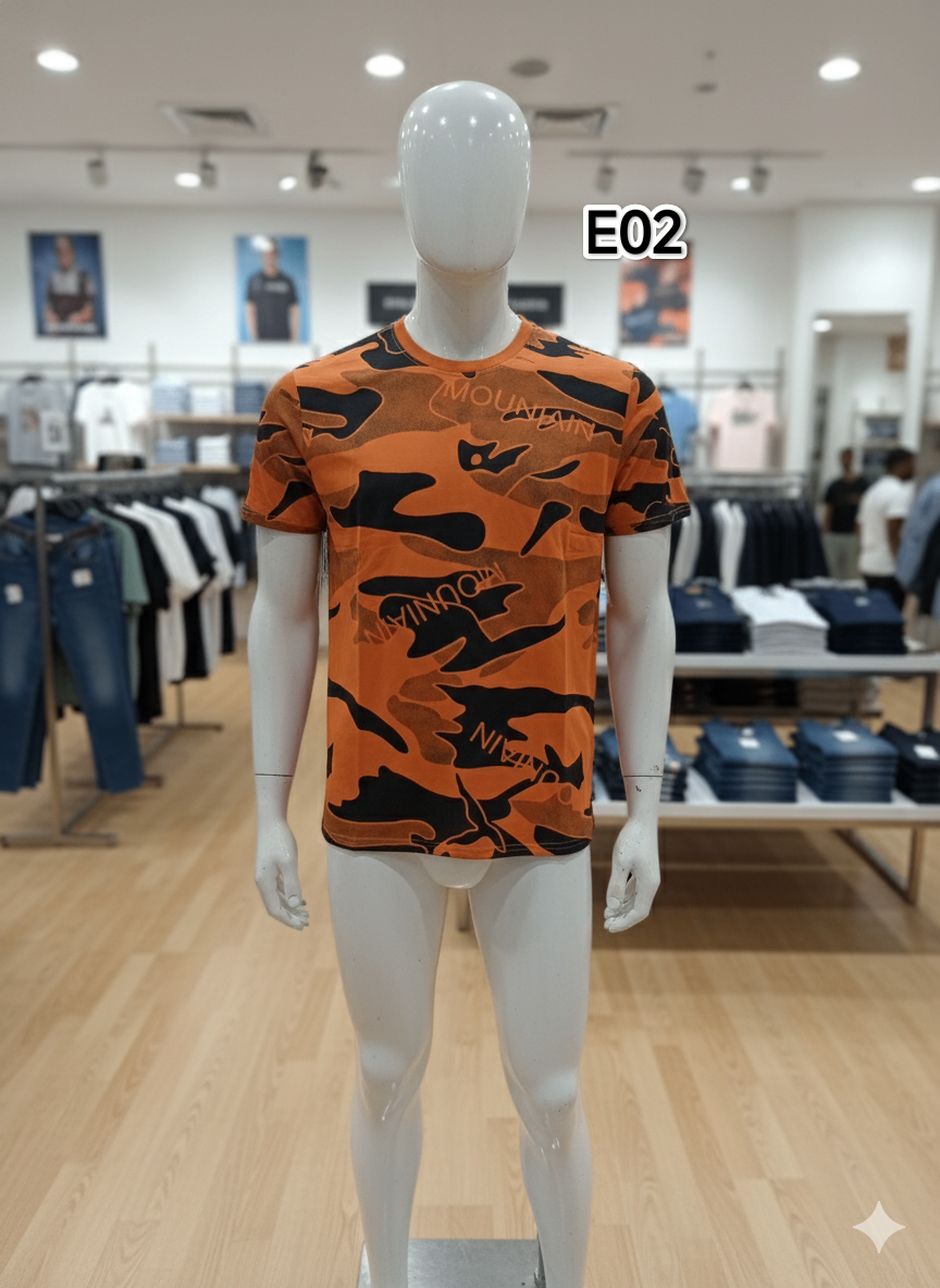 T-shirt camouflage homme