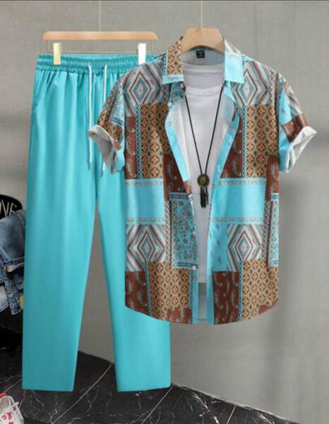 Chemise et pantalon bohème pour hommes