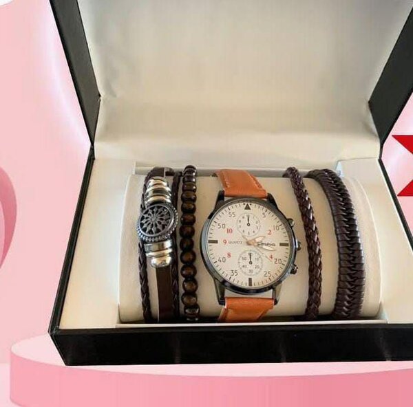 MONTRE+BRACELET HOMME COFFRET