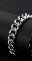 SILVER HEAVY chain for men and boys