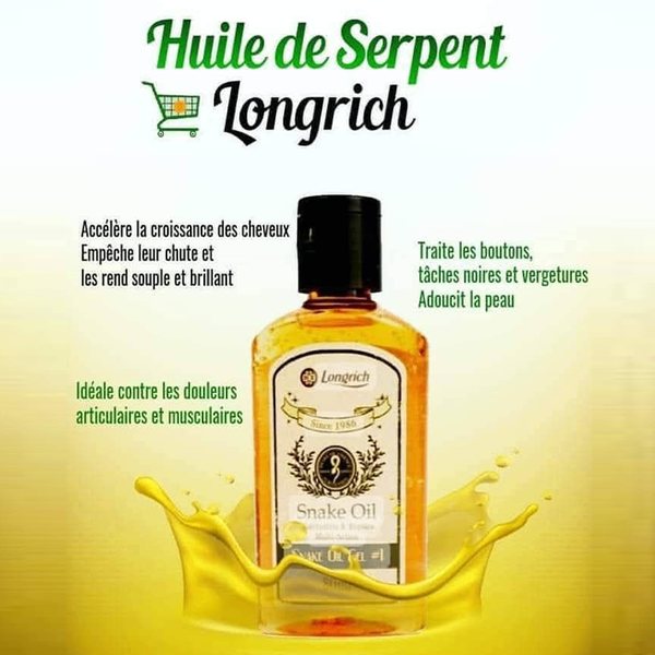 Huile de Serpent Longrich 80ml