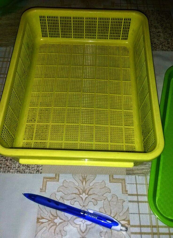 Panier de rangement en plastique