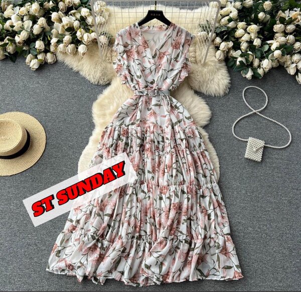 Robe Longue Florale Élégante