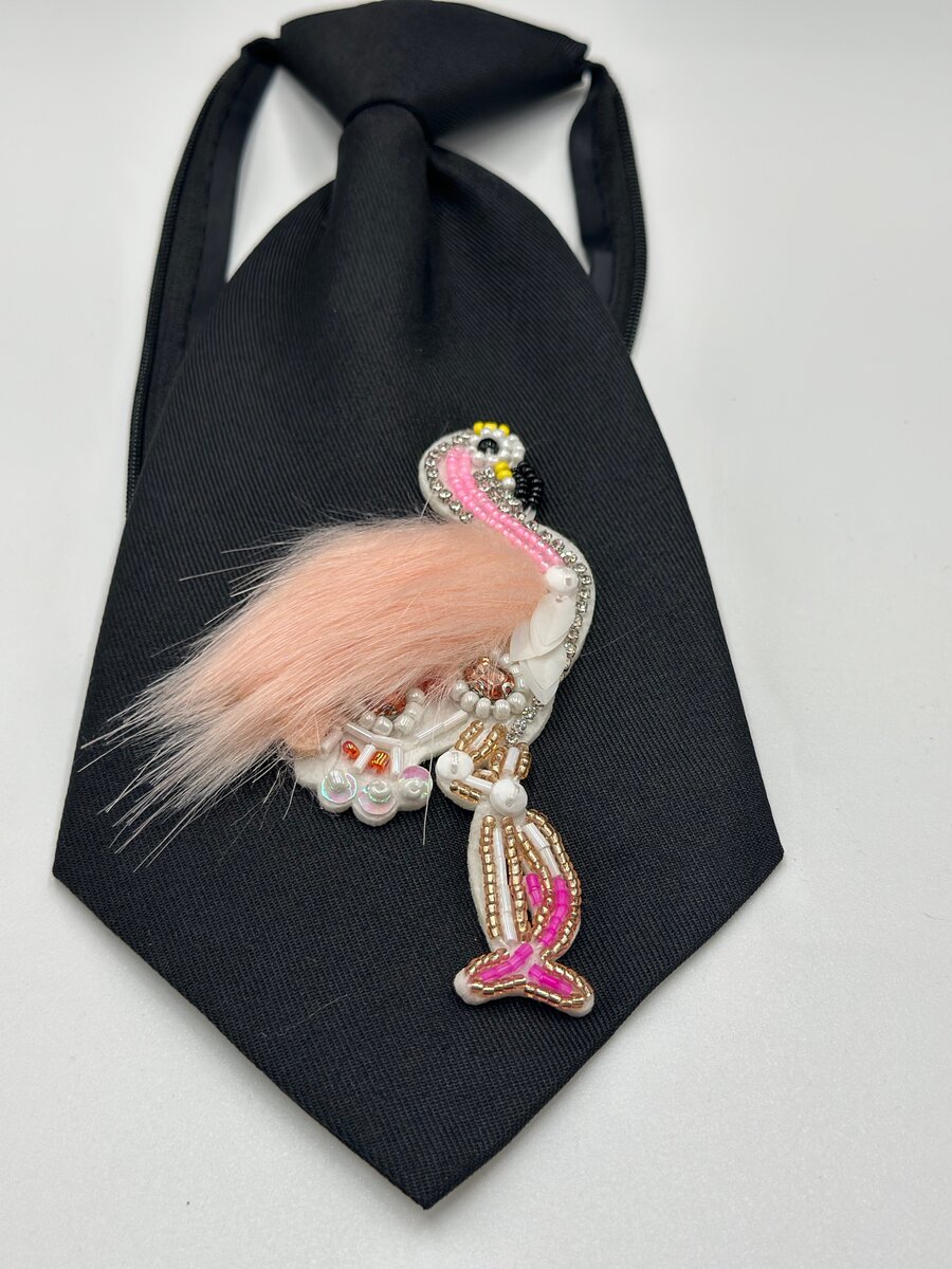 Elegant Embroidered Ties Set