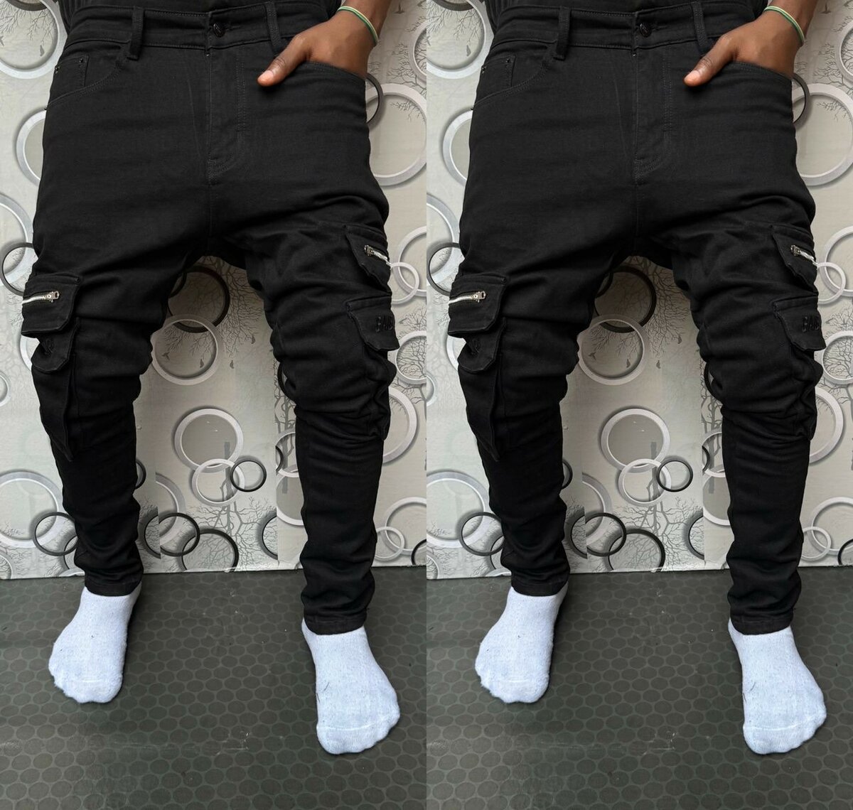 Pantalon cargo style urbain