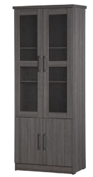 Grey bookshelf 80cmX30cmX174cm