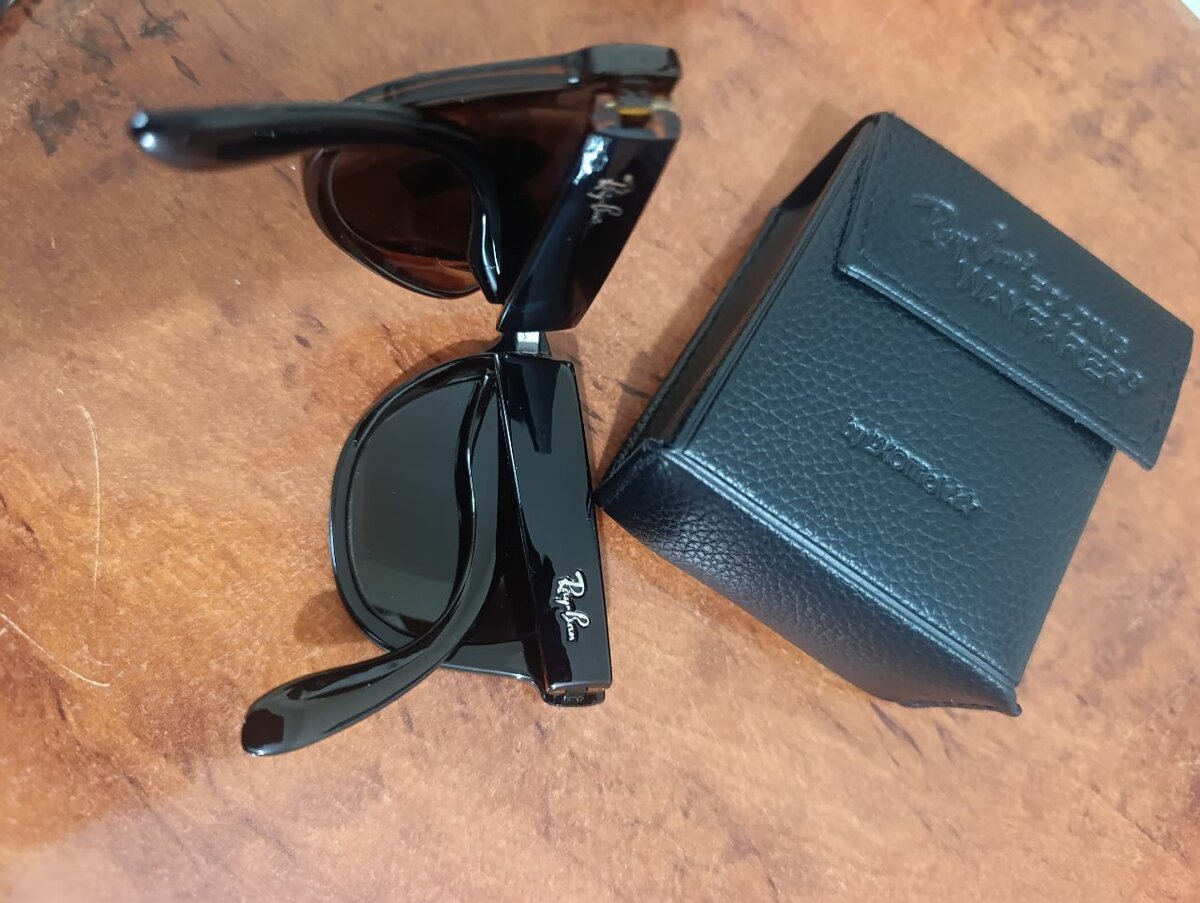 Folding ray ban solaire